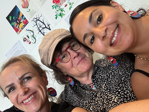 CatMat Slama et Kasi-Art au spectacle-atelier-scene ouverte-exposition du MAG le 15 juin 2025